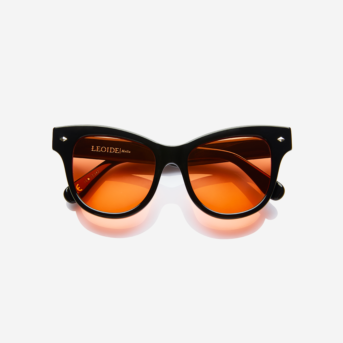 HELIX Black Sunglasses Leoide Eyewear