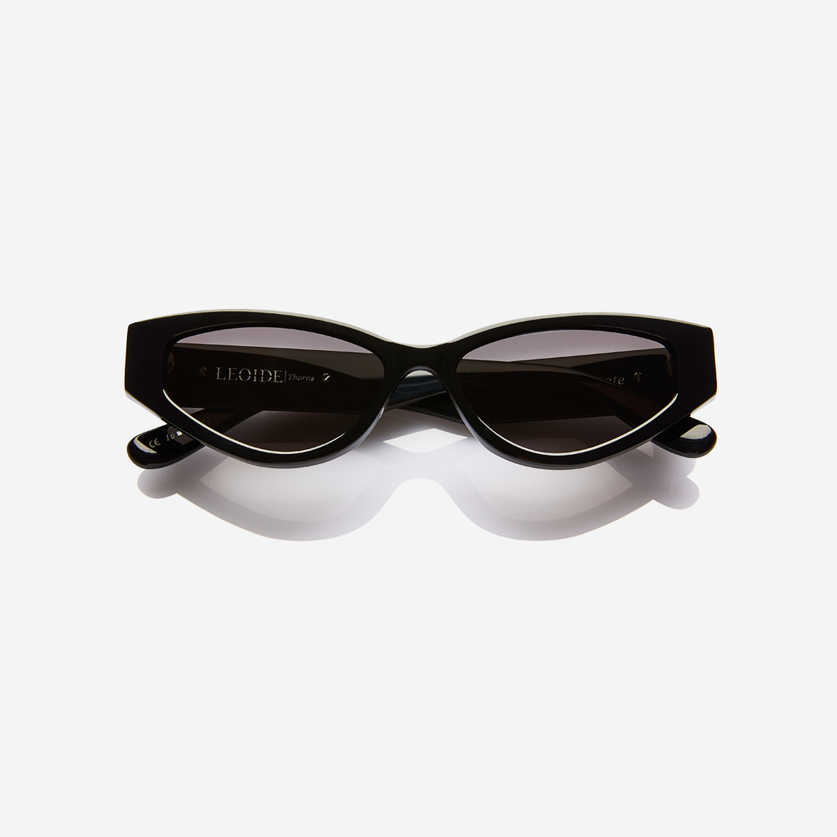 THORNE Black Polarised Sunglasses | Leoide Eyewear