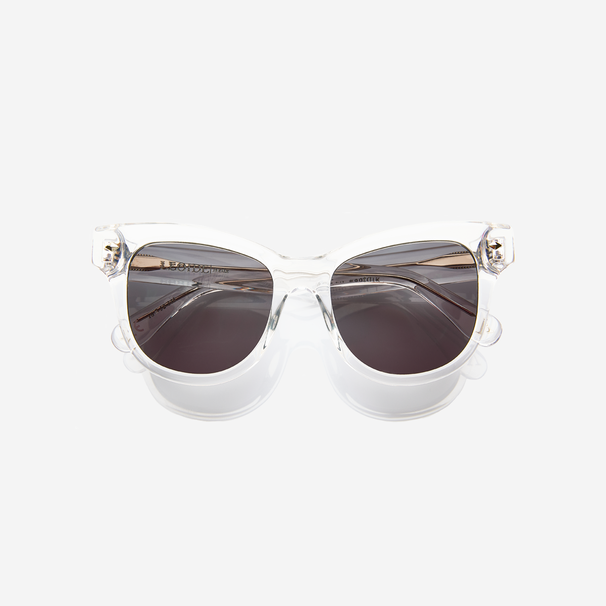 io着用HELIX LOGO SUNGLASSES BLACK