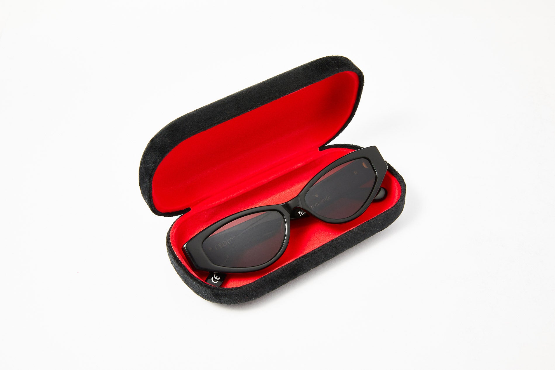 Leoide Black Sunglasses Case