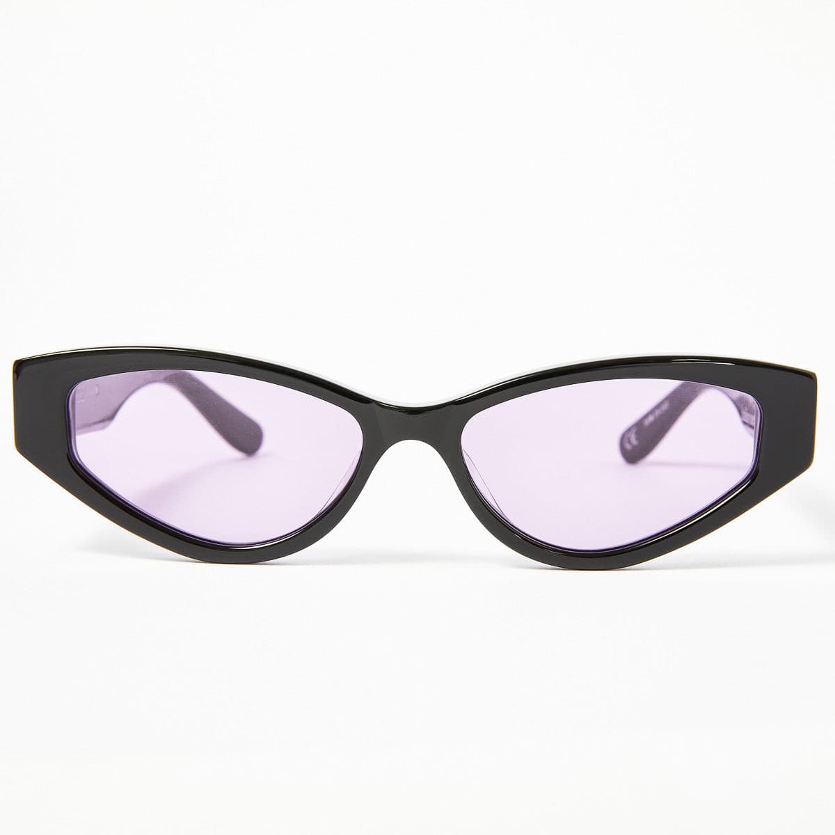 THORNE - Black Polished Frames / Purple Lens ŁEOIDE
