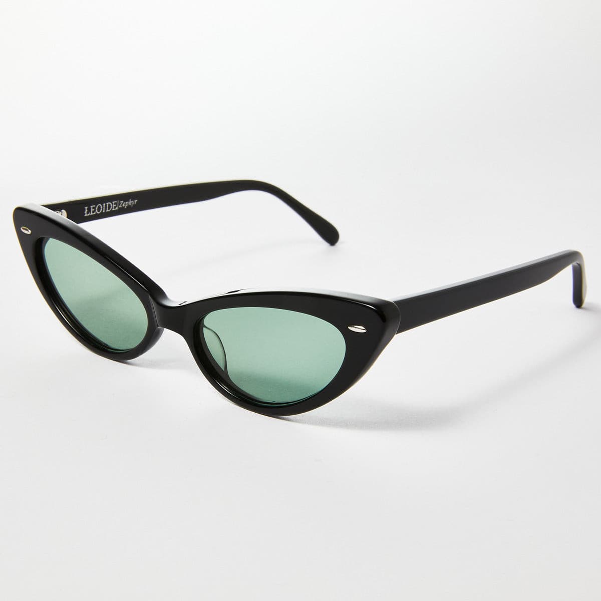 ZEPHYR Green Tint Sunglasses | Leoide Eyewear